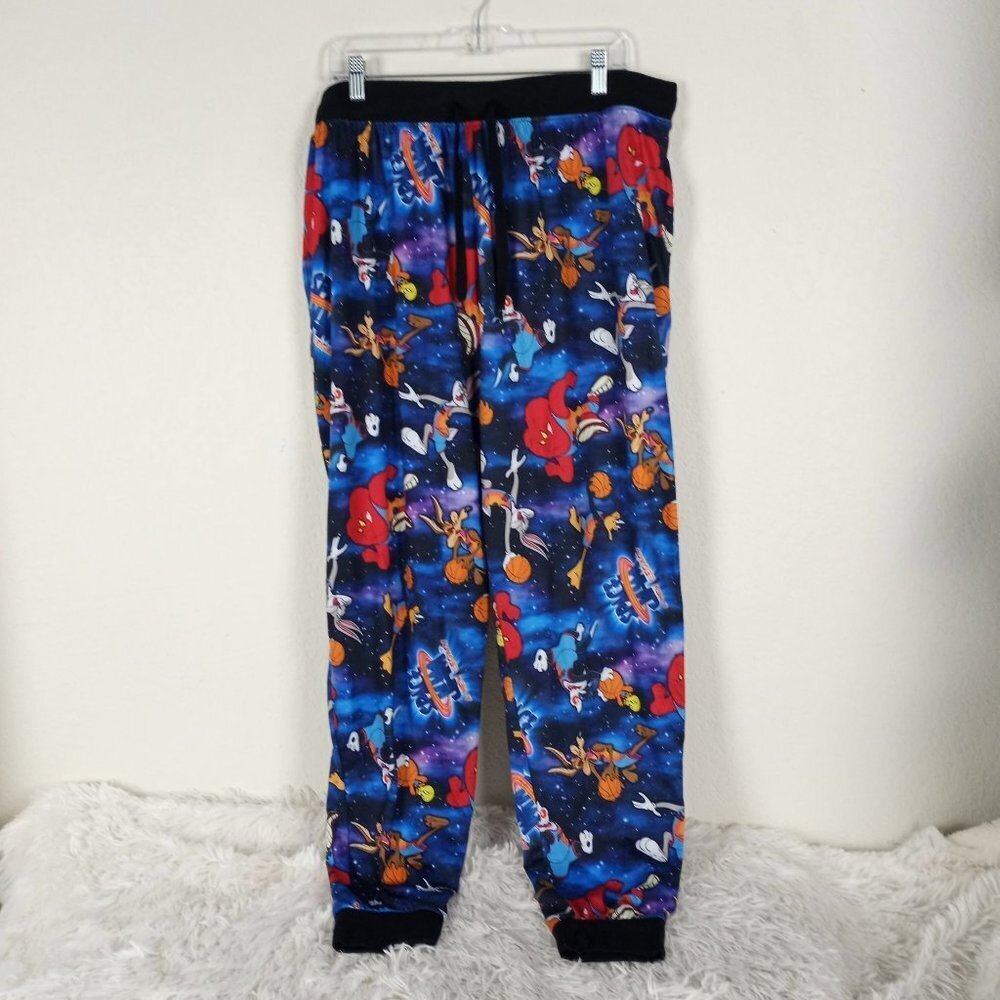 Space Jam New Legacy Jogger Sleep Pants Mens Size XXL Soft Loungewear